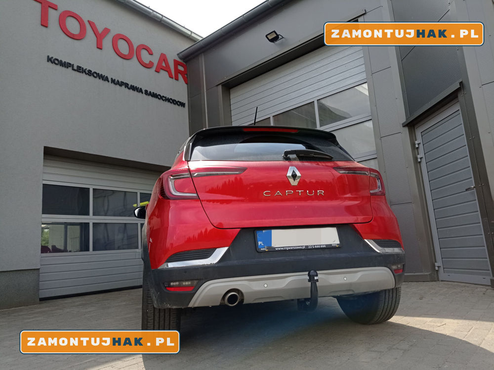 Montaż haka holowniczego nowy Renault Captur II
