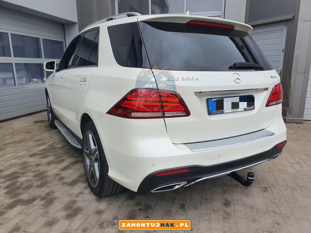 Montaż haka holowniczego Mercedes GLE – Westfalia A40V