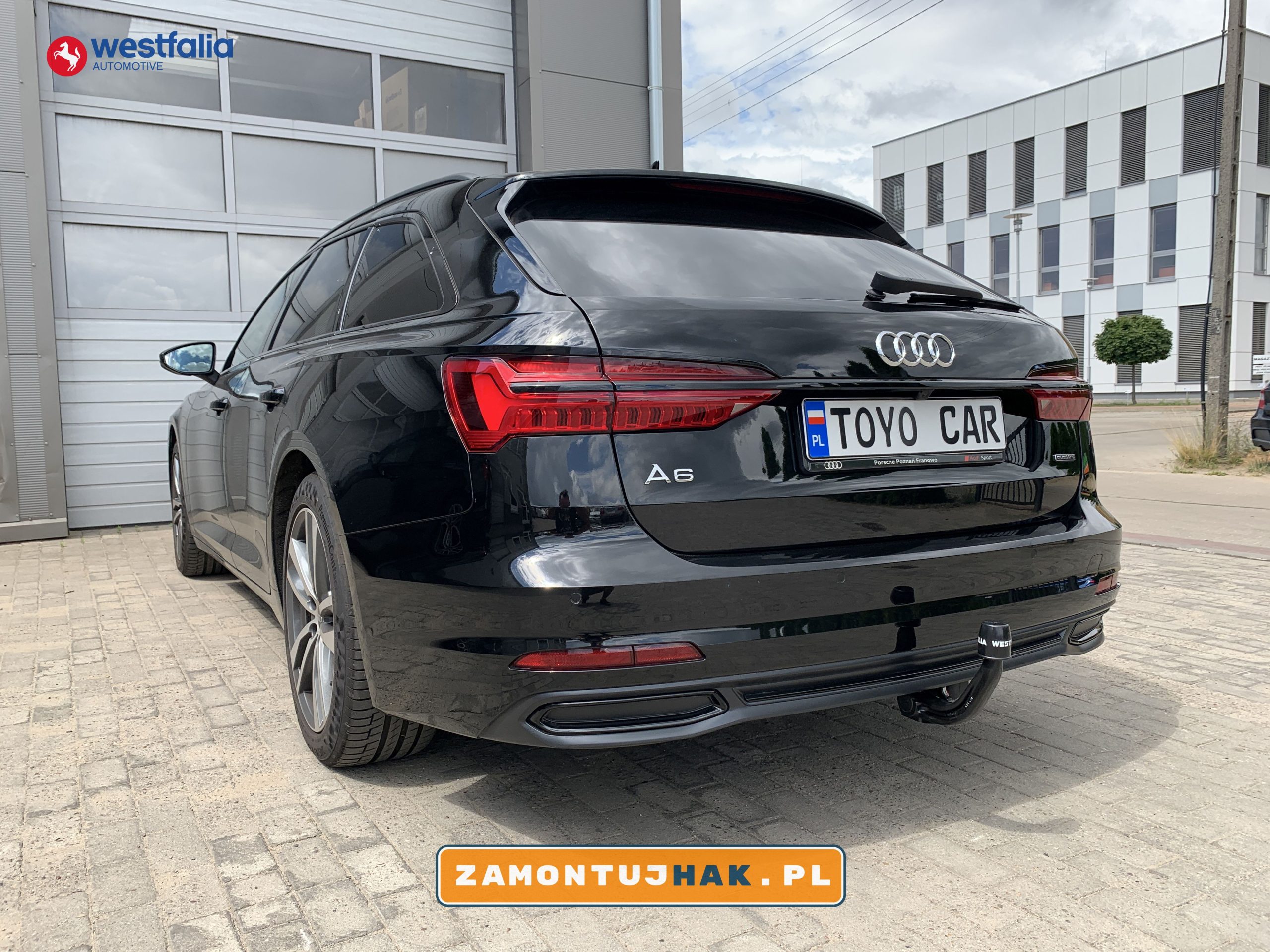 Montaż haka holowniczego Audi A6 C8