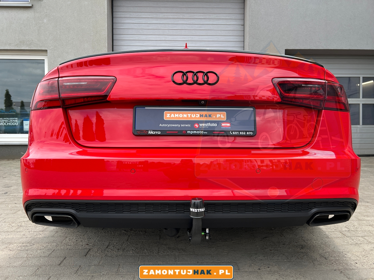 Montaż haka holowniczego – Audi a6 c7 2017