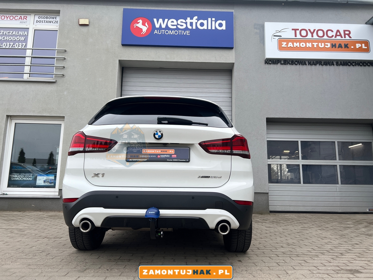 Montaż haka holowniczego – Bmw X1 2020