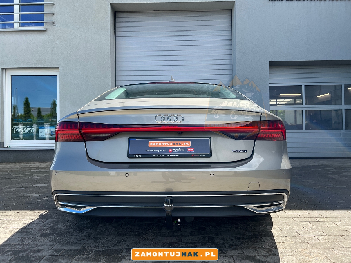 Autoryzowany montaż haka holowniczego Westfalia w Poznaniu dla Audi A7 C8