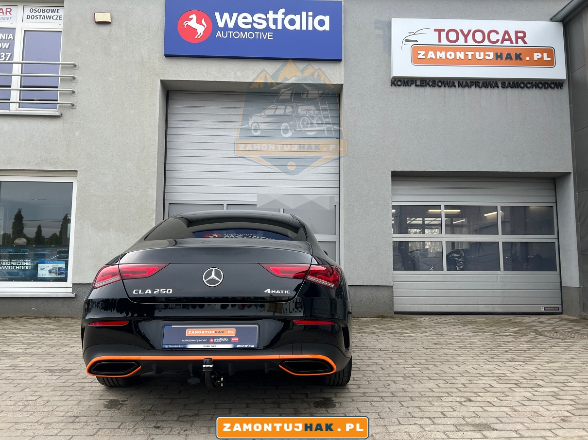 Montaż haka holowniczego – Mercedes CLA 250 2022