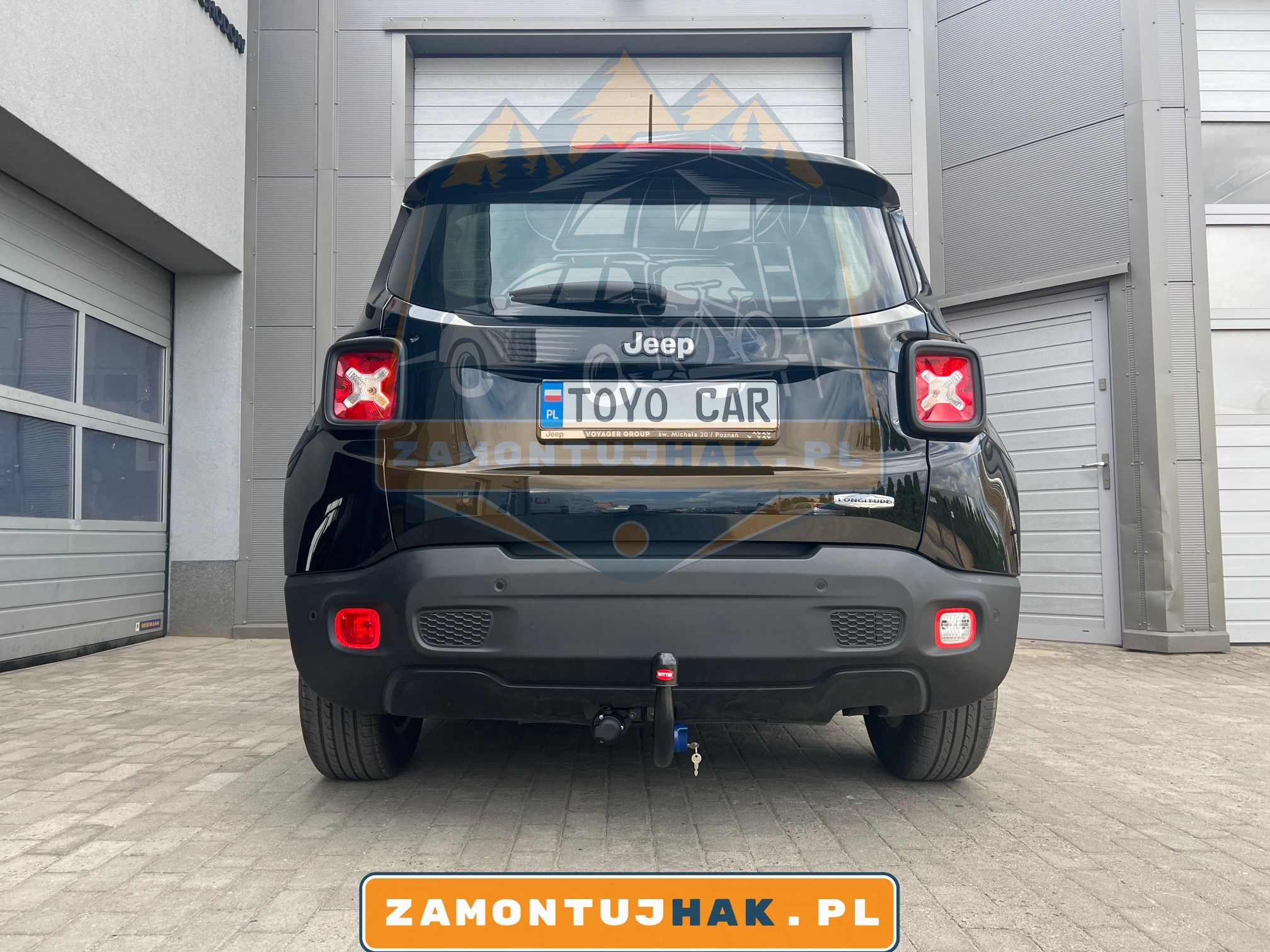 Montaż haka holowniczego Jeep Renegade