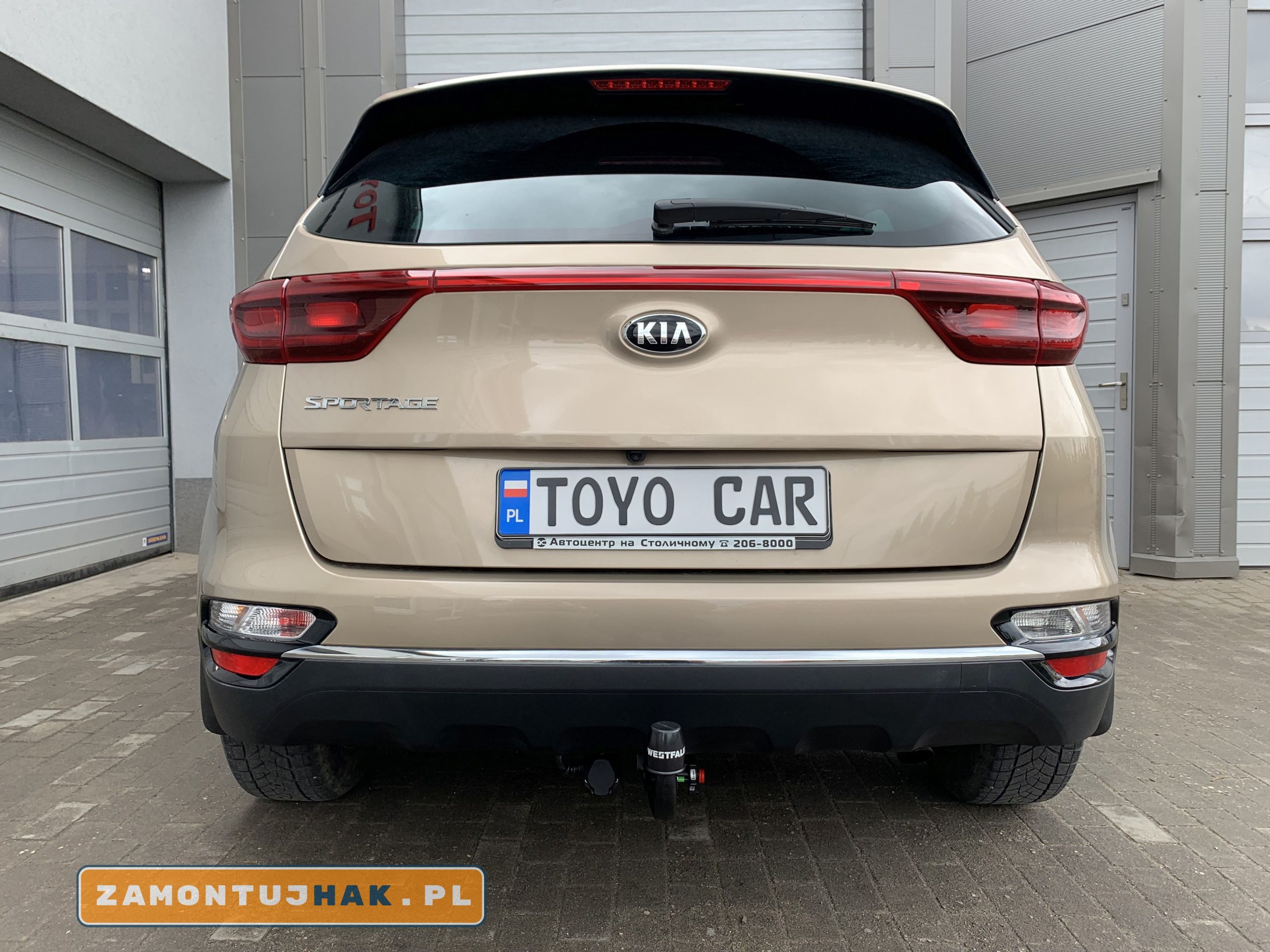 Montaż haka holowniczego Kia Sportage IV