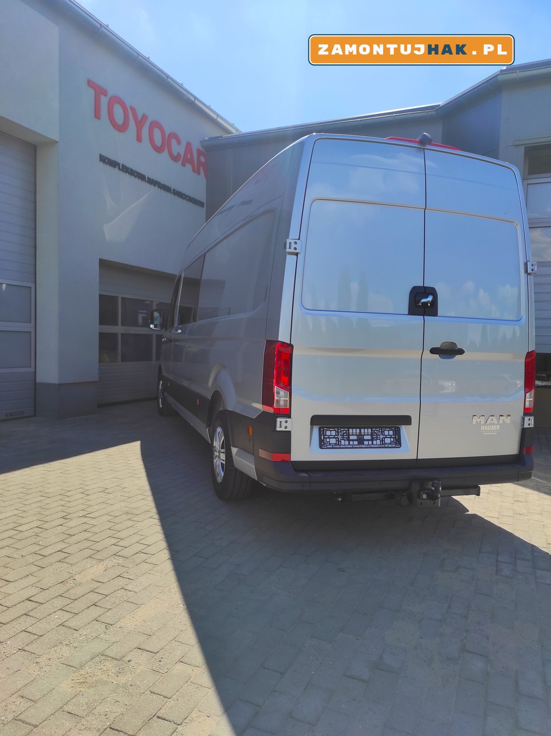 Montaż haka holowniczego Man TGE 2021