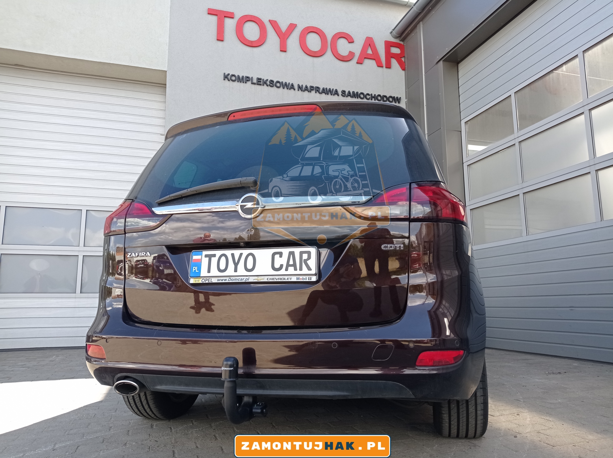 Montaż haka holowniczego – Opel Zafira 2017