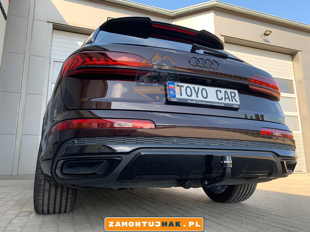 Montaż haka holowniczego Audi Q7 2022r.