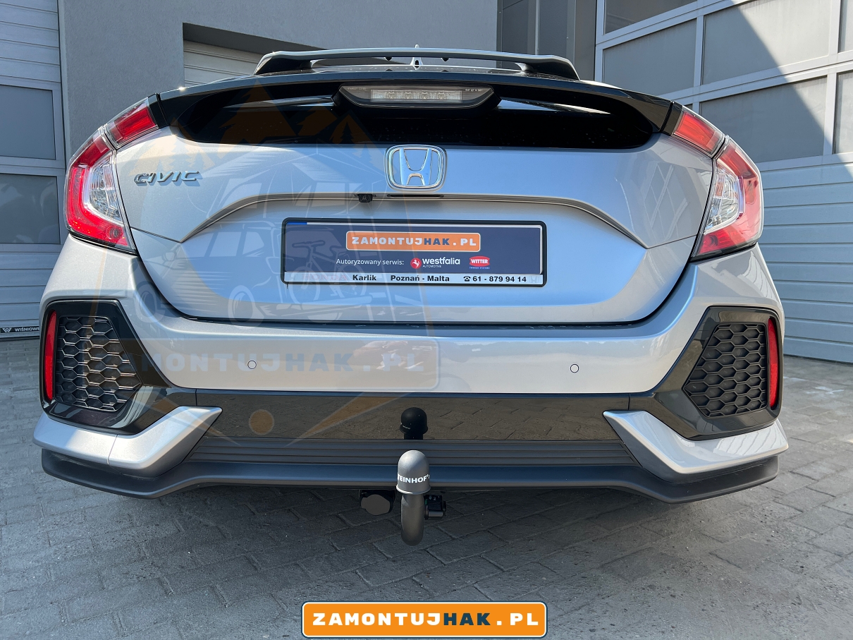 Montaż haka holowniczego – Honda Civic 2018