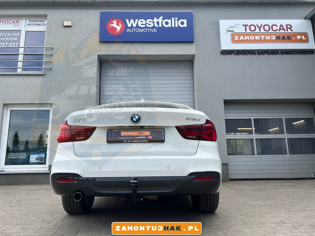 Hak holowniczy montaż Poznań – BMW 3GT F34 LCI 2019 rok