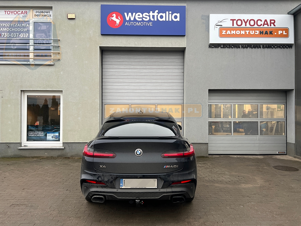 Montaż haka holowniczego BMW X4 G02 2021 rok