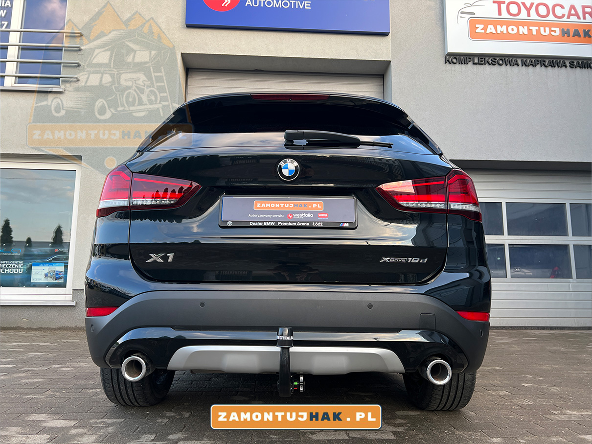 Montaż haka holowniczego BMW X1