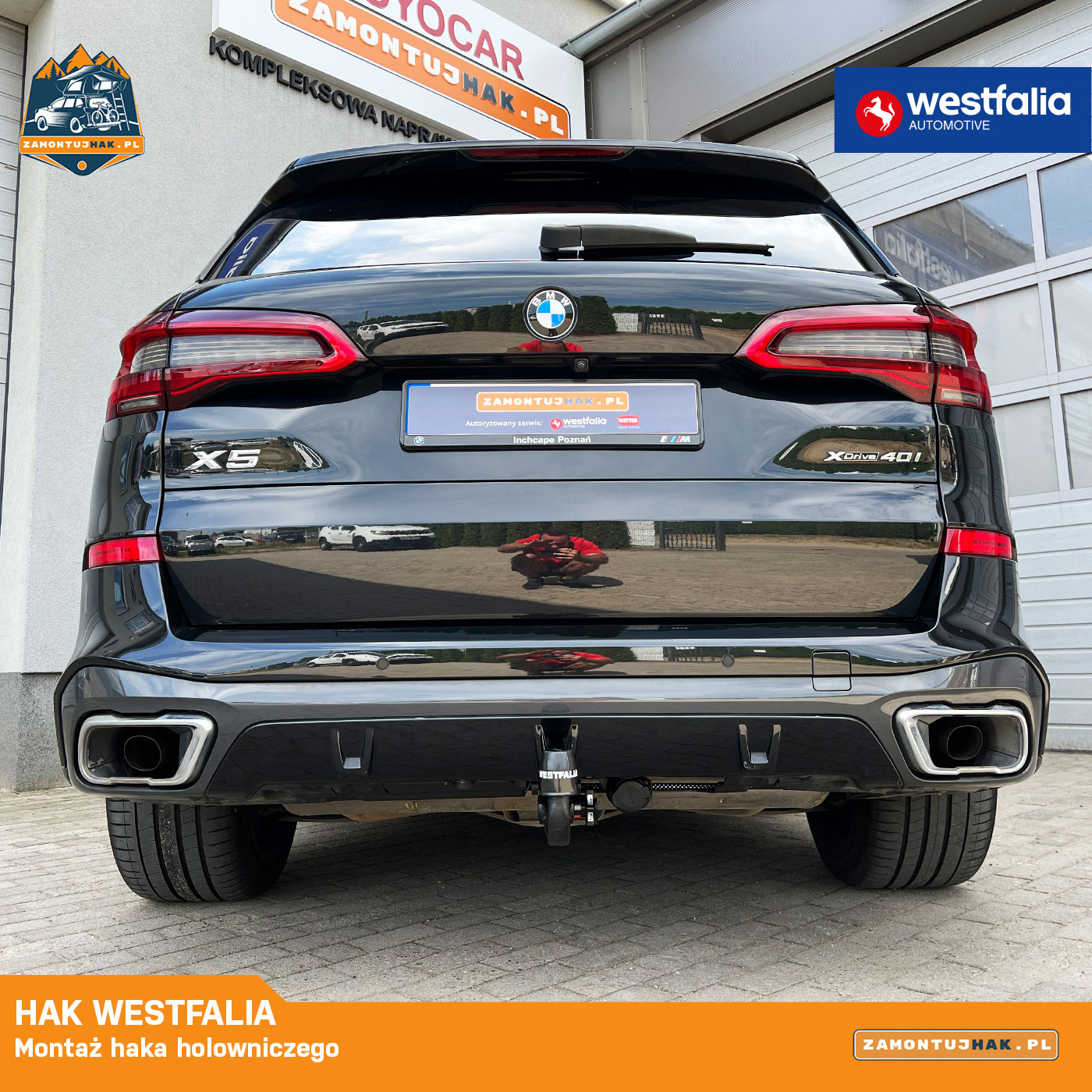 Montaż haka holowniczego Westfalia w BMW X5 – funkcjonalność klasy premium