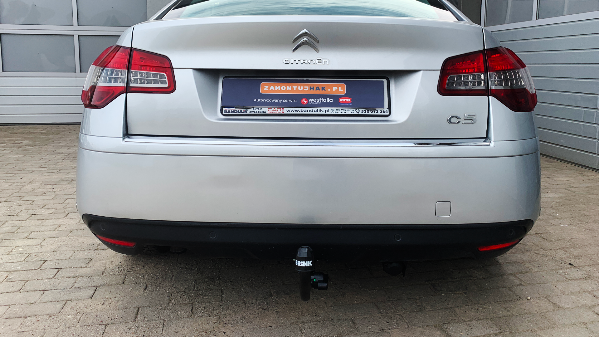 Montaż haka Brink w Citroen C5