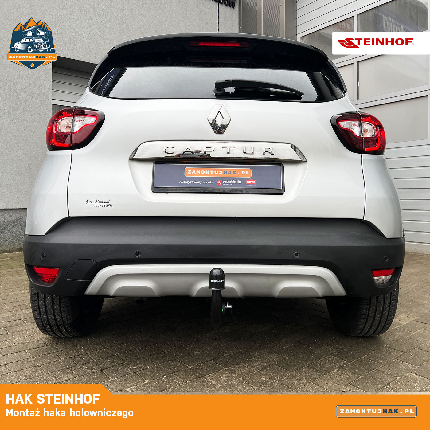 Montaż haka holowniczego Steinhof w Renault Captur – więcej możliwości dla miejskiego crossovera