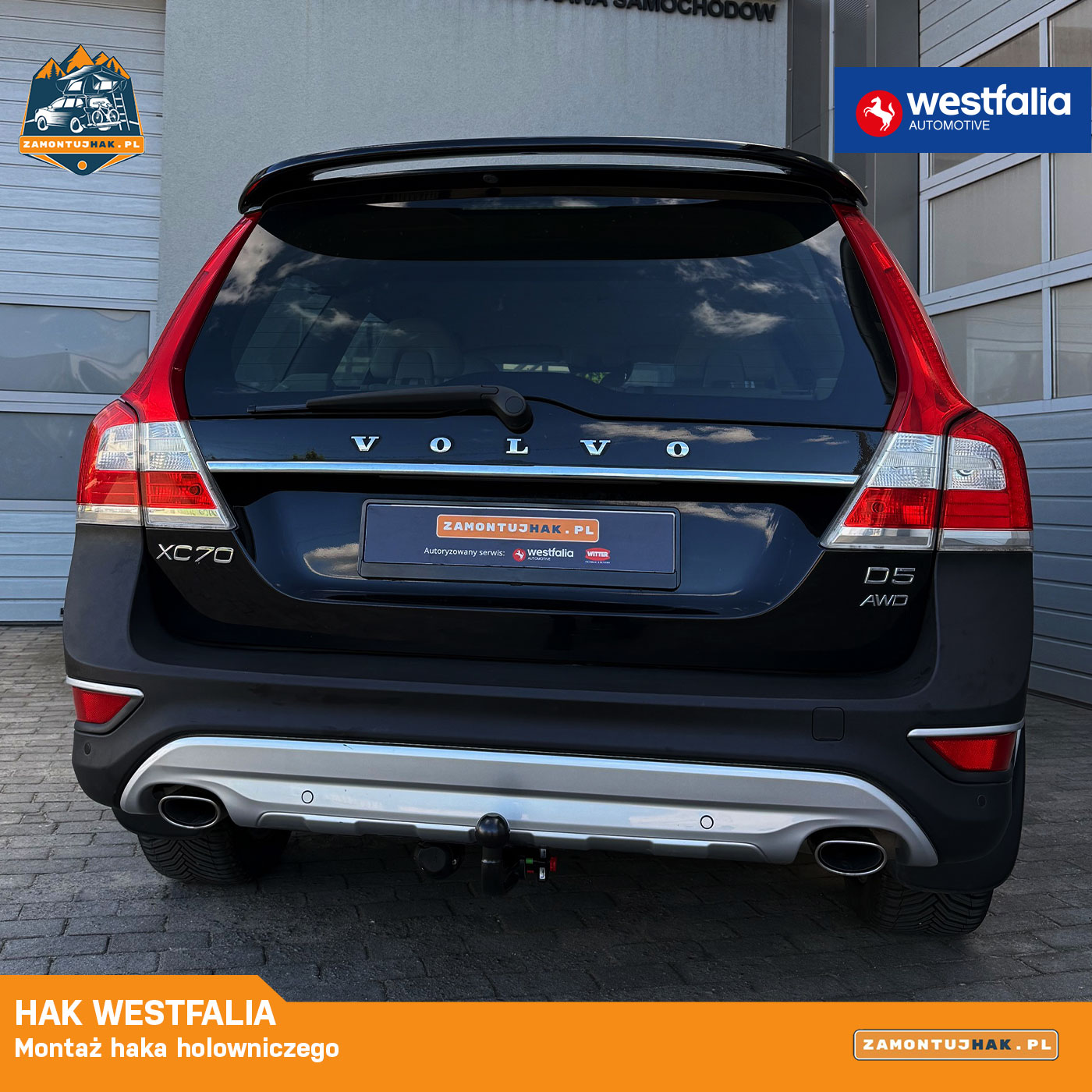 Volvo XC70 i hak holowniczy Westfalia