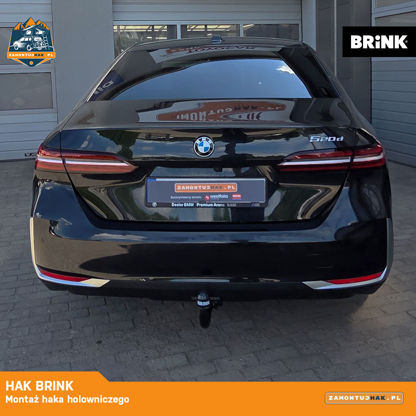 Hak wypinany Brink do BMW 520 – elegancja i funkcjonalność w jednym