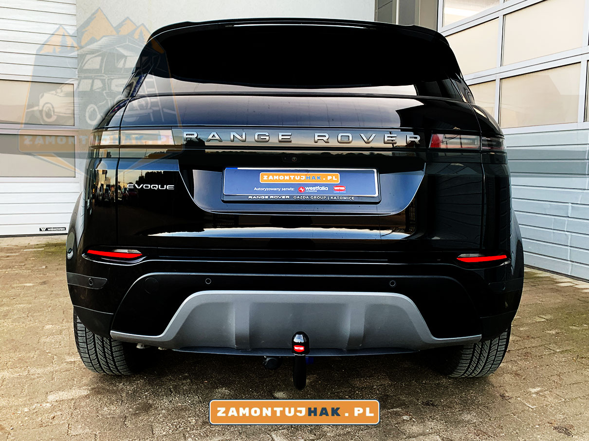 Montaż haka holowniczego Witter – wypinany pionowo w Range Rover