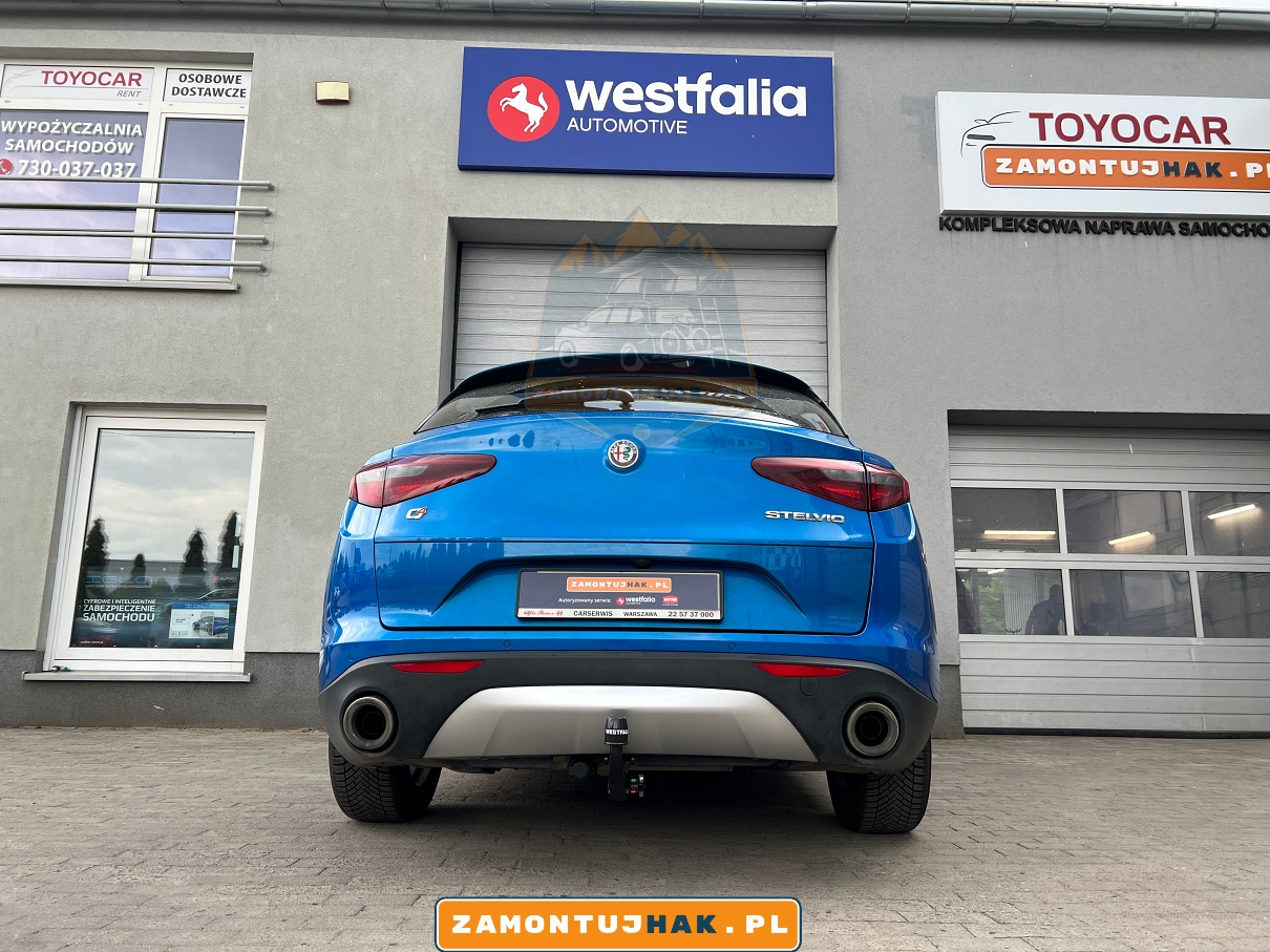 Hak holowniczy Westfalia w Alfa romeo Stelvio Q4 2019