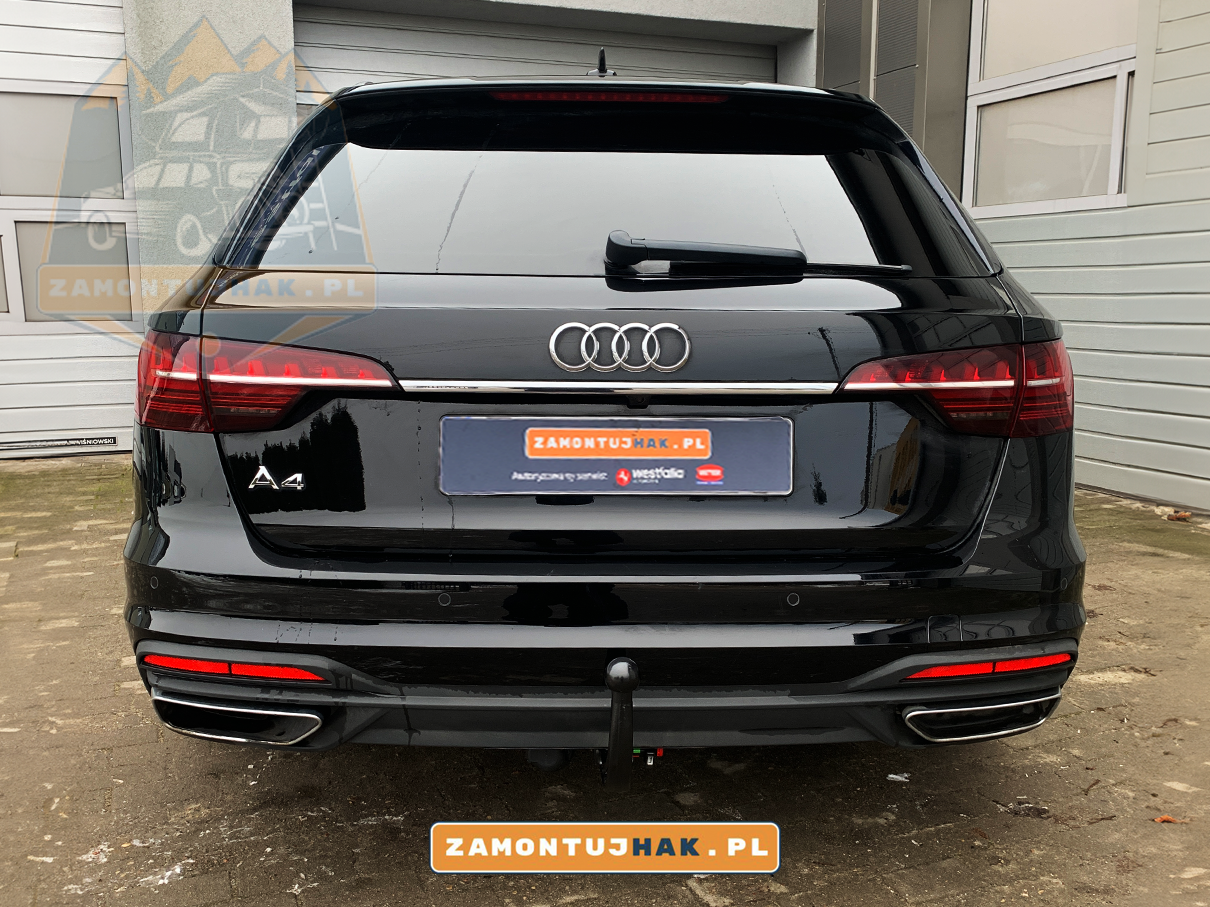 Montaż haka holowniczego Westfalia w Audi A4