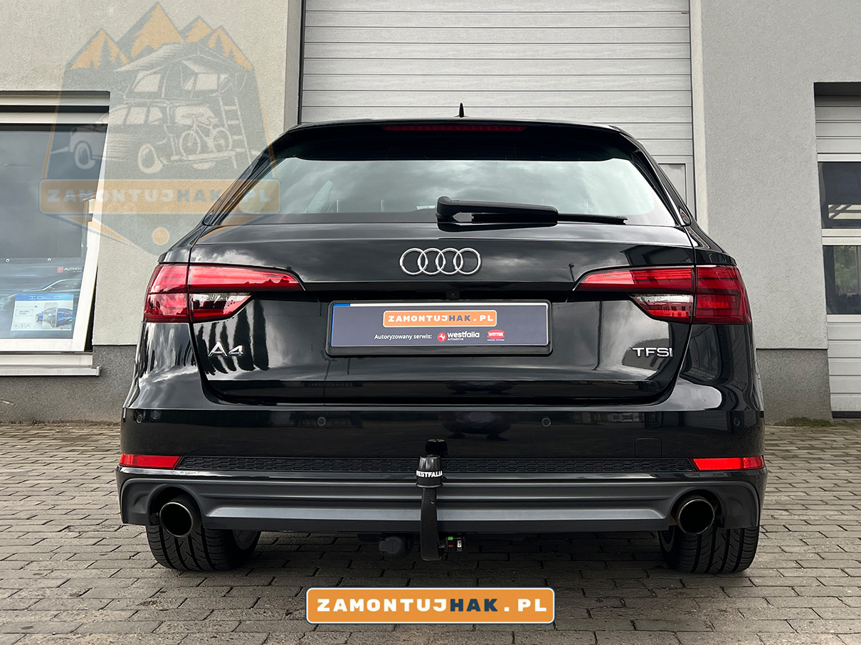 Montaż haka holowniczego Audi A4