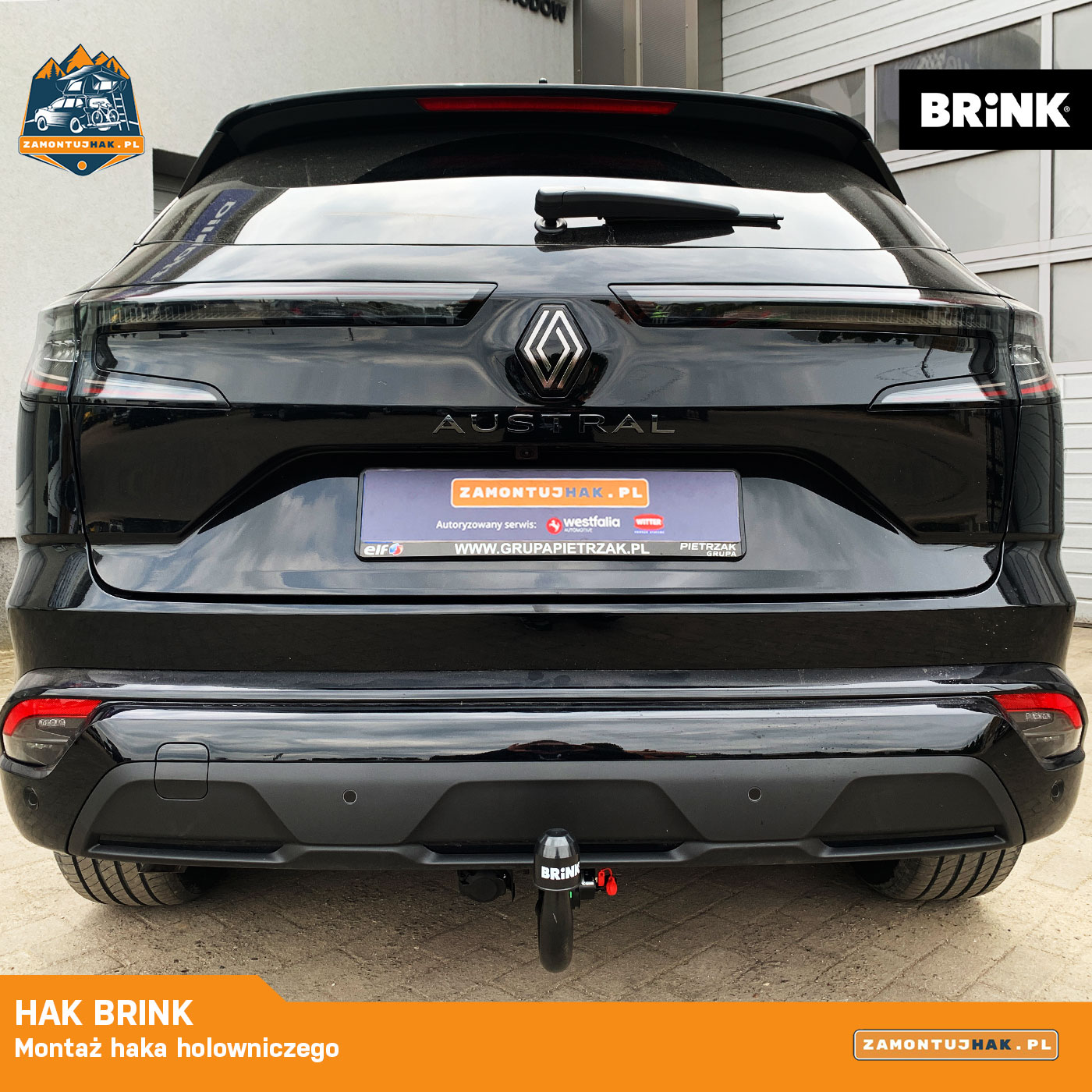 Montaż haka Brink w Renault Austral