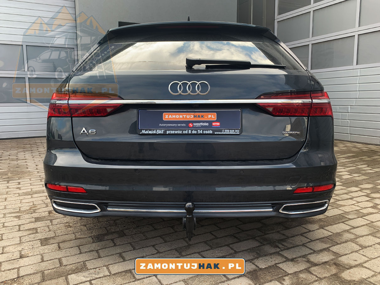 Montaż elektrycznego haka Westfalia w Audi A6