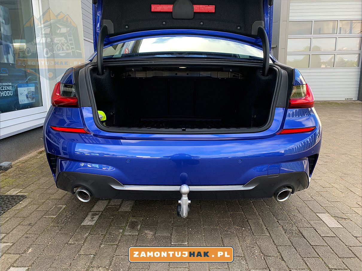 Montaż elektrycznego haka holowniczego w BMW seria 3 G20