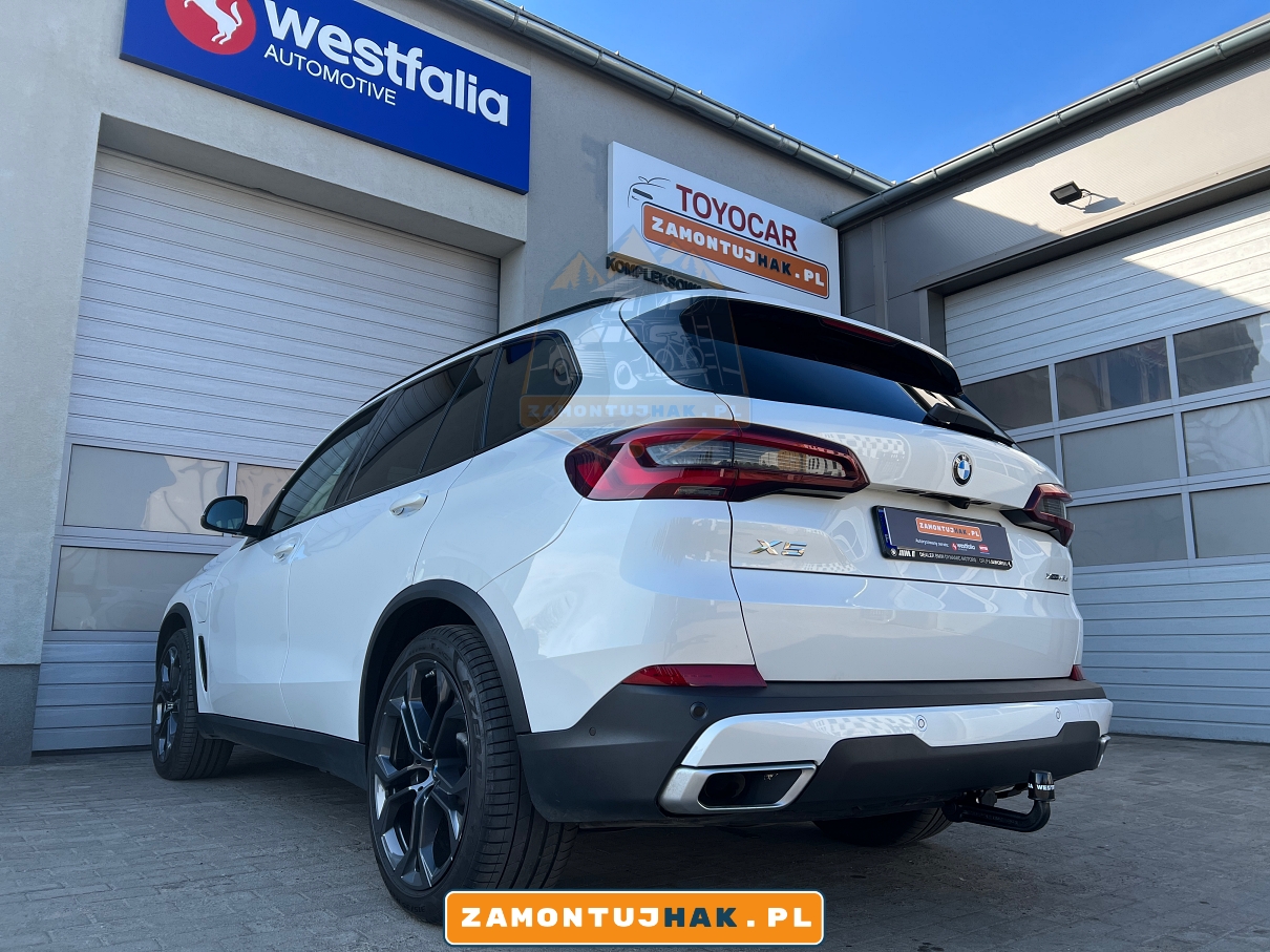 Montaż haka holowniczego Westfalia w BMW X5 G05 Hybrid 45e POZNAŃ – Doskonałe rozwiązanie dla Twoich potrzeb