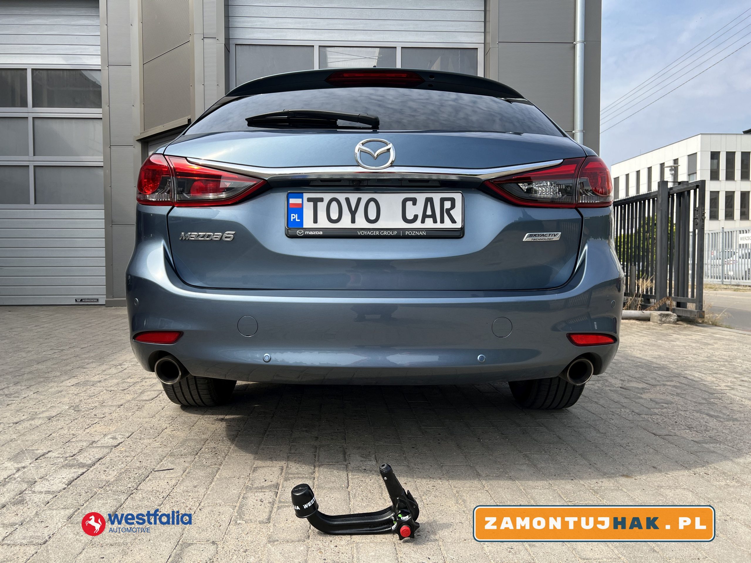 Montaż haka holowniczego Mazda 6 Kombi 2019 rok
