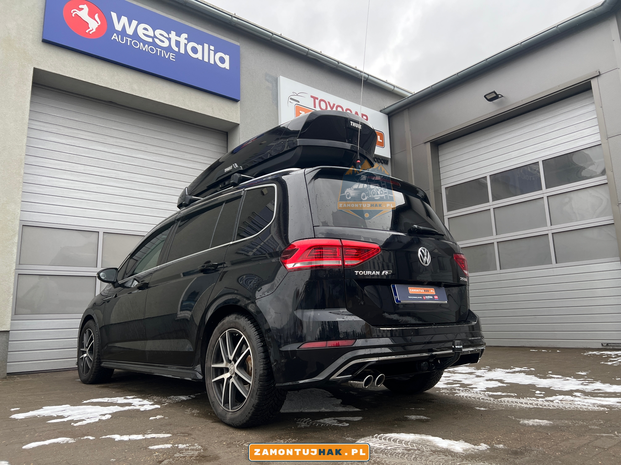 Montaż haka holowniczego Volkswagen Touran II