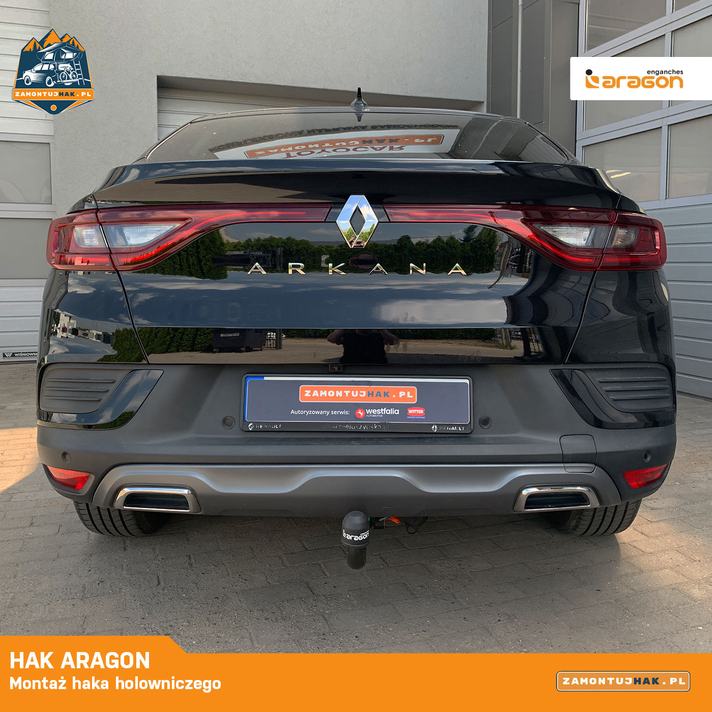 Montaż haka holowniczego Aragon w Renault Arkana – praktyczne rozwiązanie dla nowoczesnego SUV-a