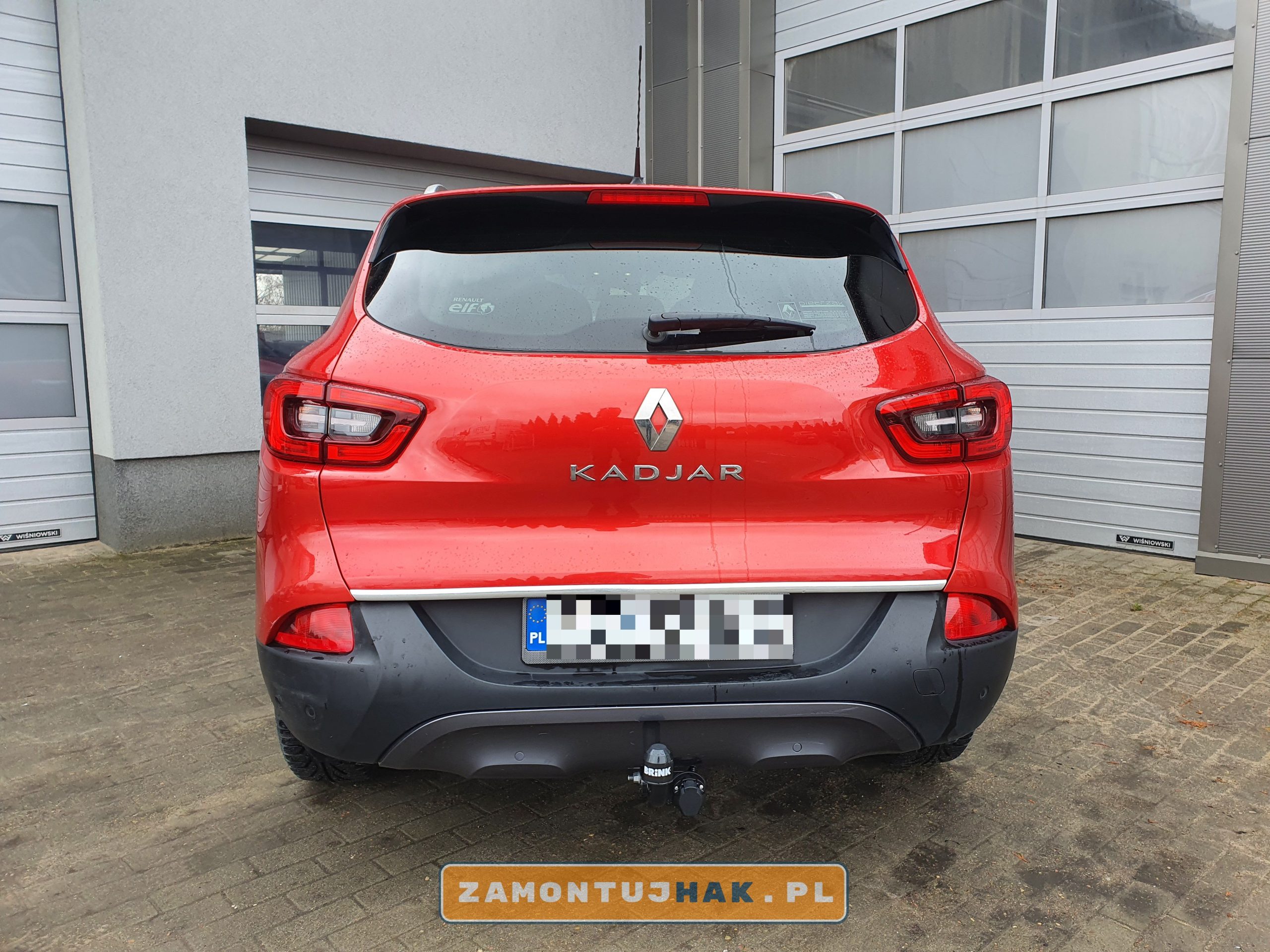 Montaż haka holowniczego Renault Kadjar