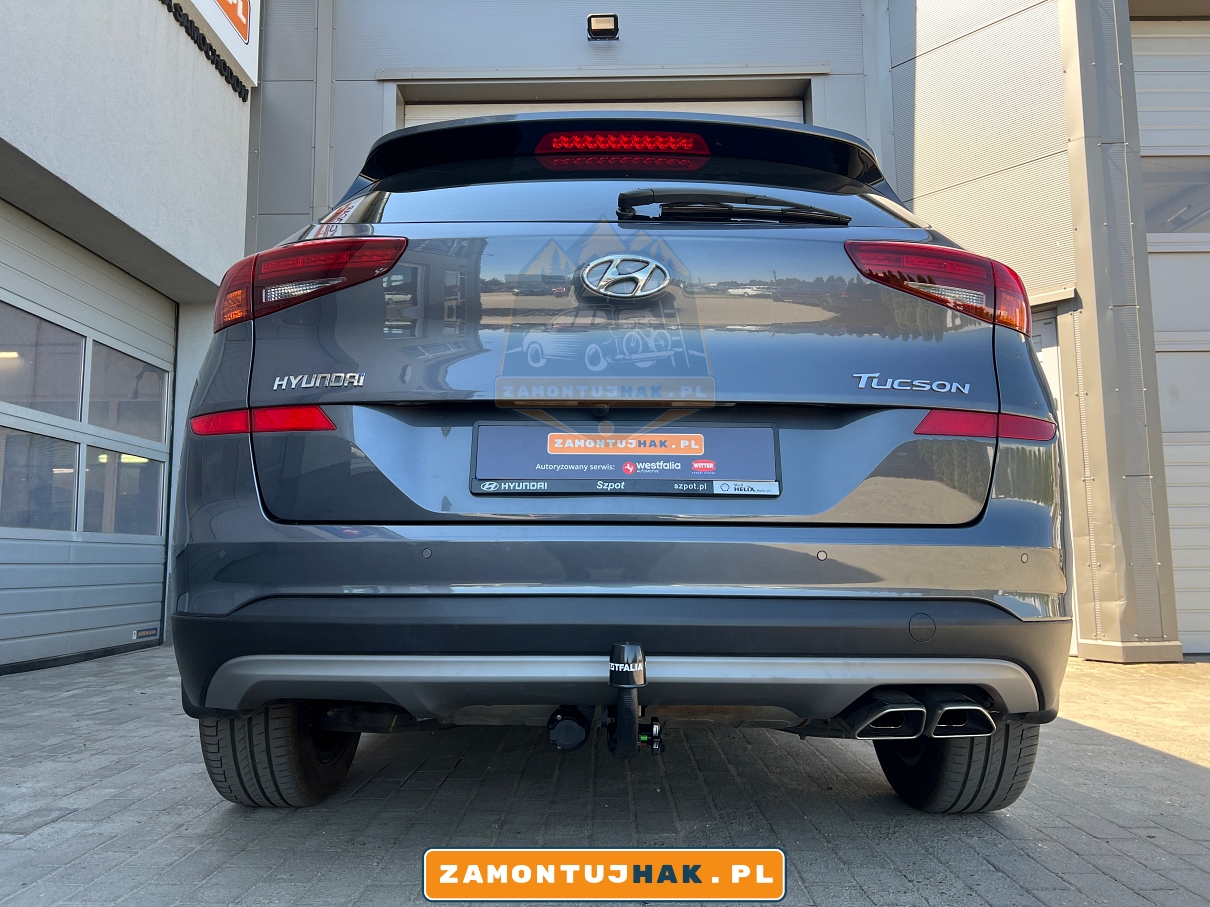 Montaż haka holowniczego Poznań w Hyundai Tucson 2019 | Westfalia A40V